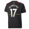 Original Fußballtrikot Manchester City De Bruyne 17 Auswärtstrikot 2022-23 Für Herren